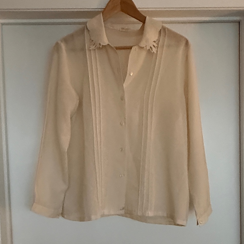 Elegant Cream Blouse